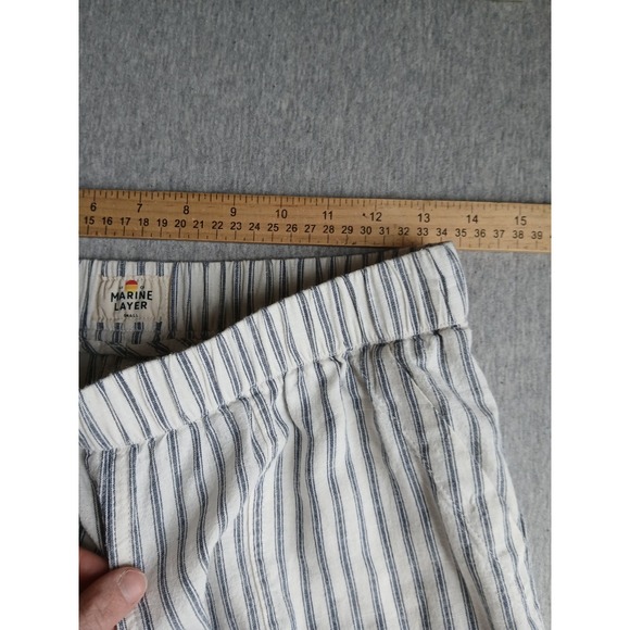 Marine Layer Pants Small Allison Linen Hemp Wide Leg Pull On Cottage Boho Beach - Picture 12 of 13